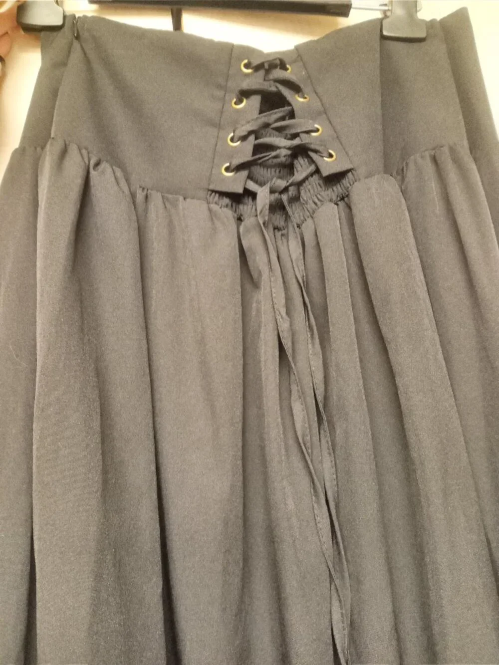 Cider Ruffle Maxi Skirt Lace Up - Picture 2 of 4